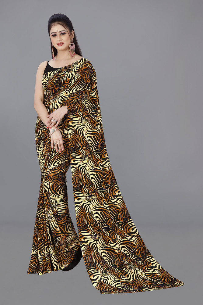 Top 163+ animal print saree online vietkidsiq.edu.vn