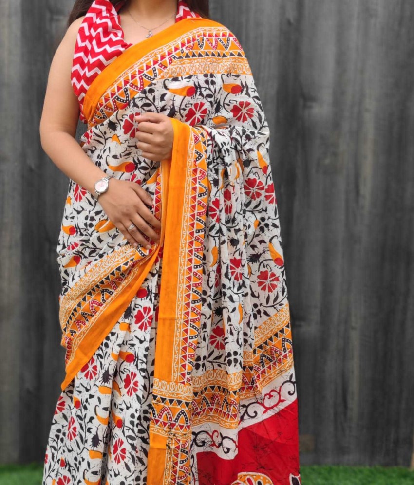malmal cotton saree | BC019 | Amazing cheap price bandhani - AB & Abi  Fashions