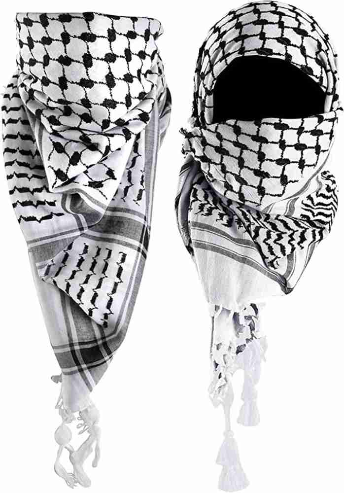 Classic Head Scarf Cotton Polyester Shemagh Arab Scarf for Men