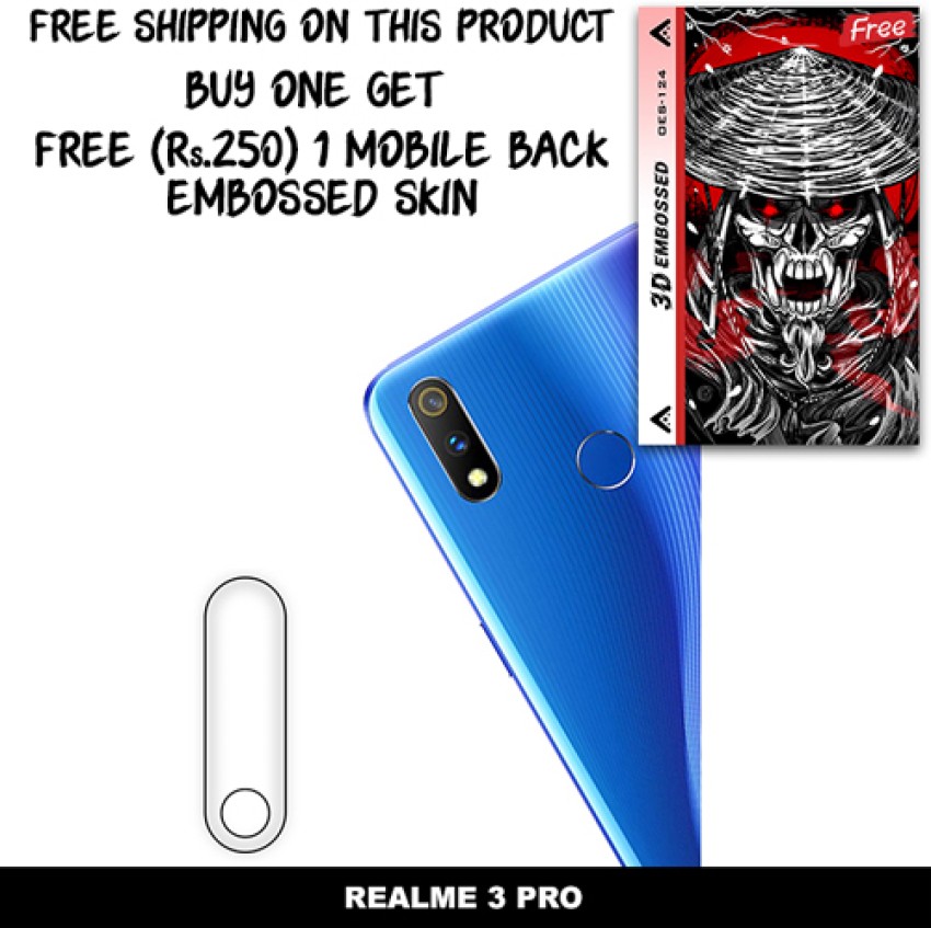 ARBAN Camera Lens Protector for Realme 11 Pro Plus FREE 1 3D EMBOSSED SKIN  FOR MOBILE BACK WITH CUT C1S039 - ARBAN 