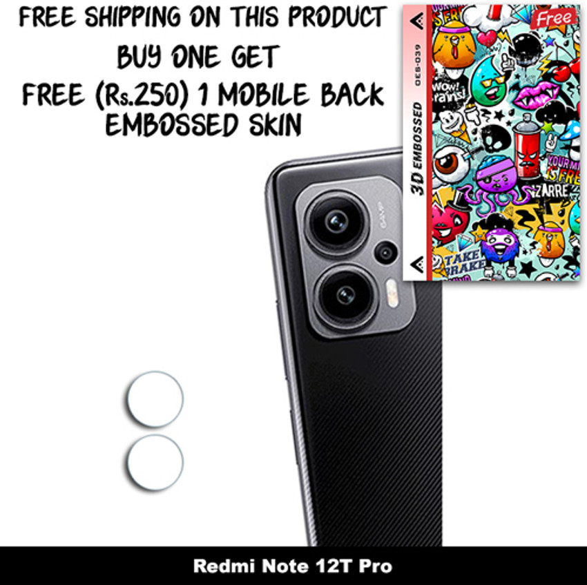 ARBAN Camera Lens Protector for Realme 11 Pro Plus FREE 1 3D EMBOSSED SKIN  FOR MOBILE BACK WITH CUT C1S039 - ARBAN 