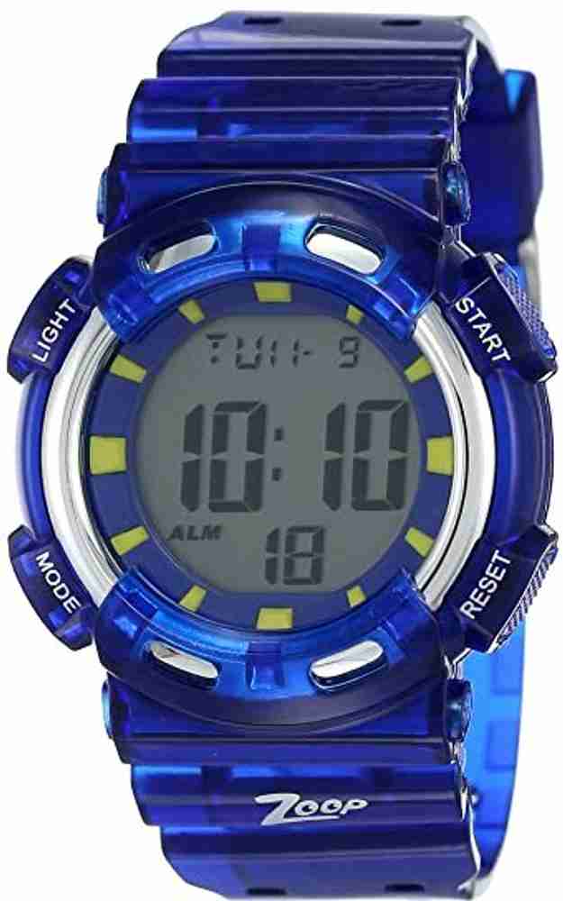Zoop digital grey outlet dial children's watch