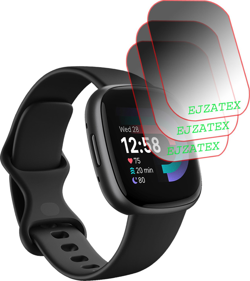 ejzatex Screen Guard for FITBIT VERSA 4 SMARTWATCH ejzatex