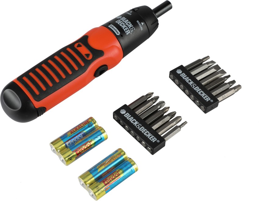 BLACK+DECKER Electric Screwdriver with 19 Accessories (A7073-XJ)