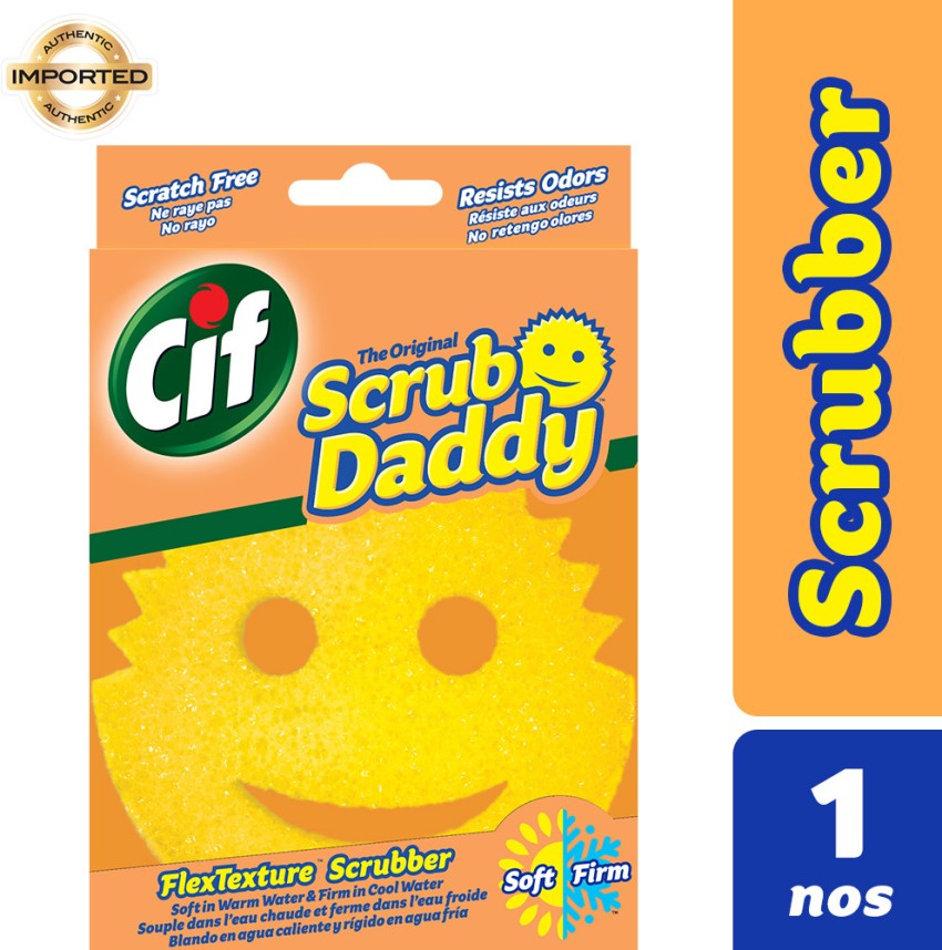 Cif The Original Scrub Daddy Cleaning Scrubber Scrub Pad Price in India -  Buy Cif The Original Scrub Daddy Cleaning Scrubber Scrub Pad online at