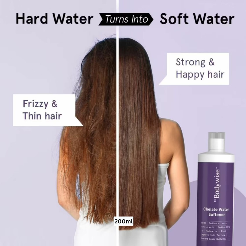 Be Bodywise Chelate Water Softener Hard Water Softening Solution for  Healthier Hair Balances PH Buy Be Bodywise Chelate Water Softener Hard  Water Softening Solution for Healthier Hair Balances PH Online at Best