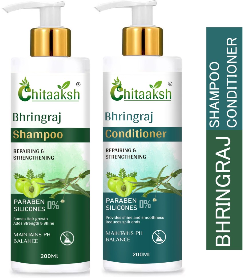CHITAAKSH Amla Bhringraj Hair Shampoo and Conditioner For Smooth & Shine -  Price in India, Buy CHITAAKSH Amla Bhringraj Hair Shampoo and Conditioner  For Smooth & Shine Online In India, Reviews, Ratings