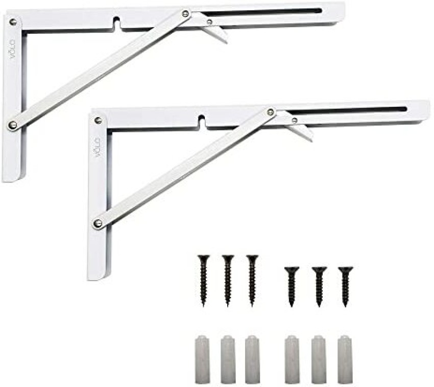 Rab Folding Bracket, Down Table or fold Down Racks(Brown, Size:-15  Inch,375MM, 1 Set of 2 Pcs) 38, 10, 10 Shelf Bracket Price in India - Buy  Rab Folding Bracket, Down Table or