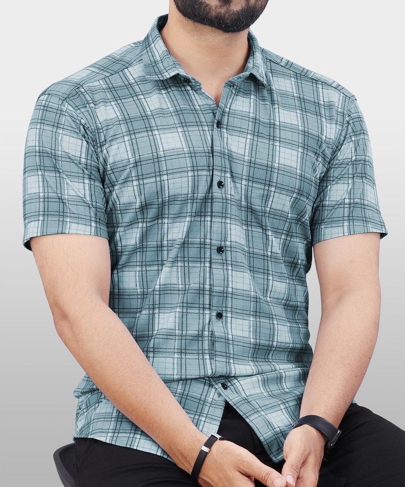 VeBNoR Men Solid Casual Light Blue Shirt - Buy VeBNoR Men Solid Casual Light  Blue Shirt Online at Best Prices in India