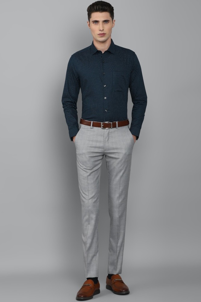 Buy Louis Philippe Blue Shirt Online - 757439