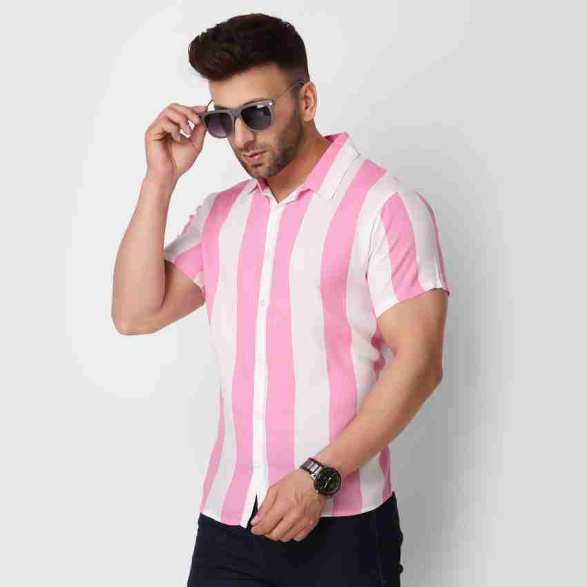 Buy Plus91 Men Solid Casual Pink Shirt Online at Best Prices in