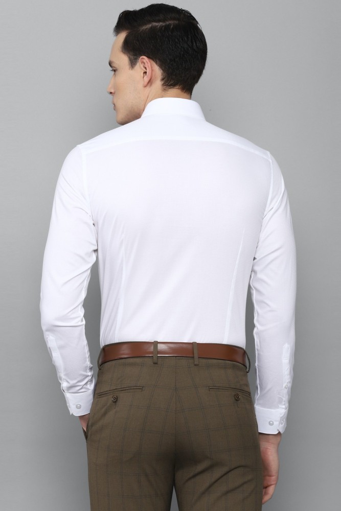 LOUIS PHILIPPE Men Solid Formal White Shirt - Buy LOUIS PHILIPPE Men Solid  Formal White Shirt Online at Best Prices in India