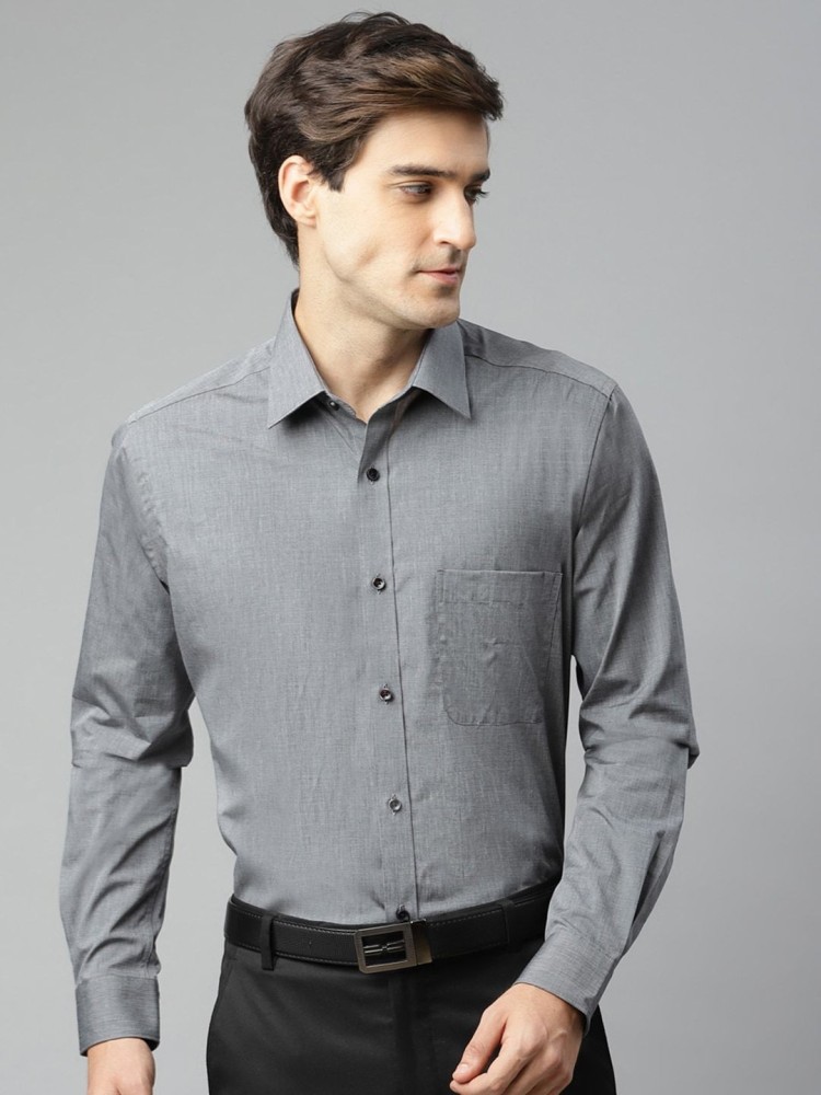 Buy Raymond Sky Blue Regular Fit Cotton Shirt for Men Online  Tata CLiQ