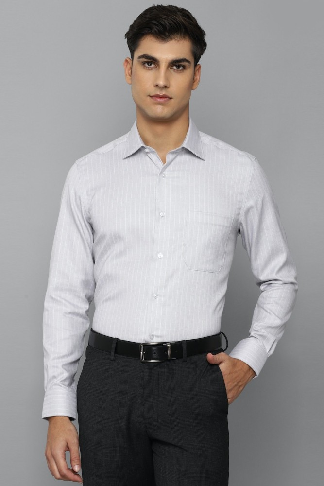 Buy Louis Philippe Men Regular fit Formal Shirt - Grey Online at