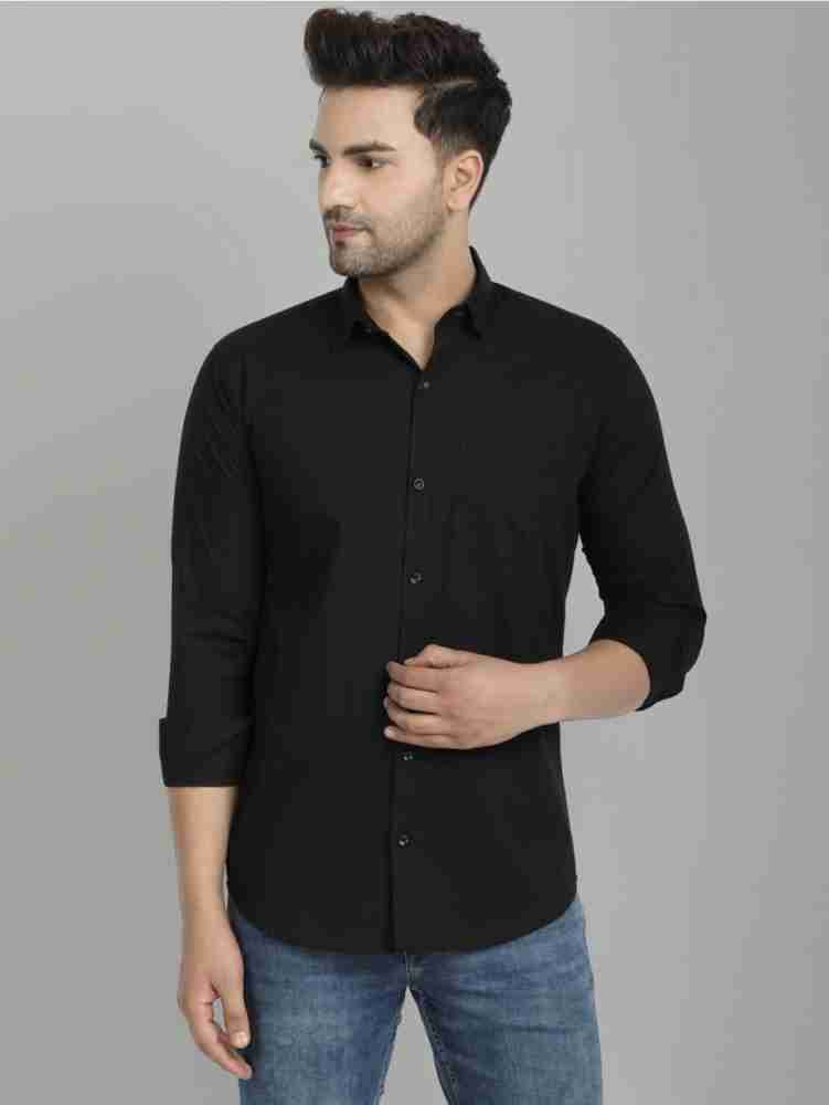 Preloved Men's Shirt - Black - L