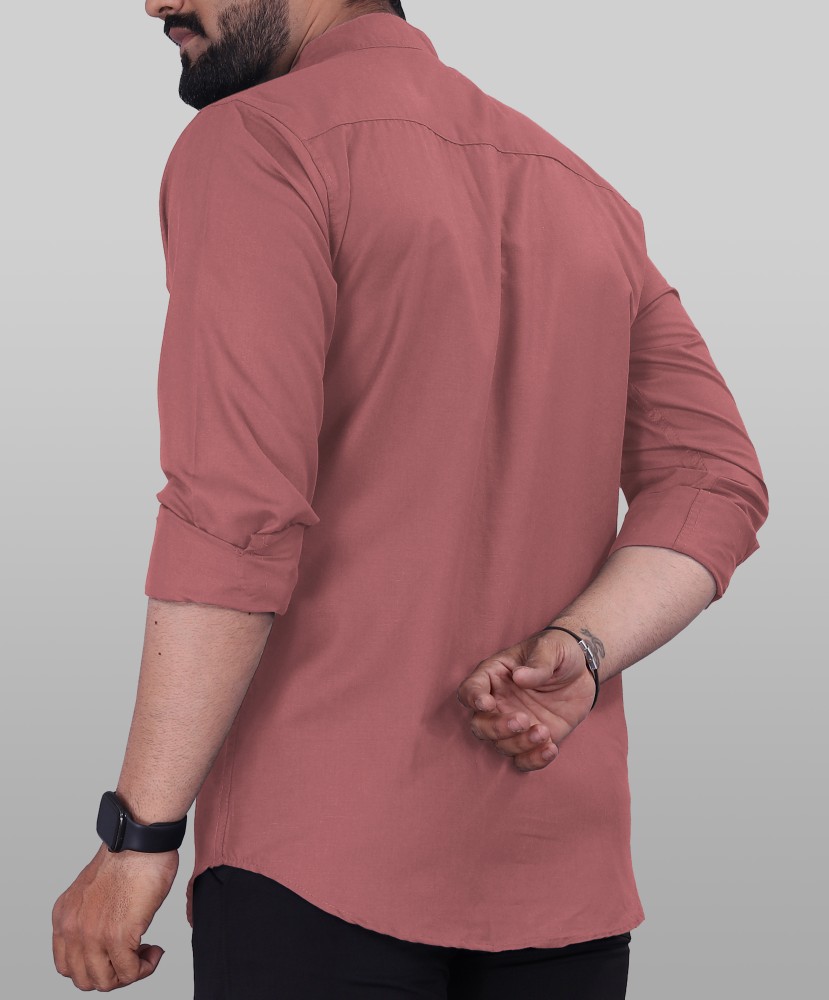 VeBNoR Men Solid Casual Maroon Shirt - Buy VeBNoR Men Solid Casual Maroon  Shirt Online at Best Prices in India