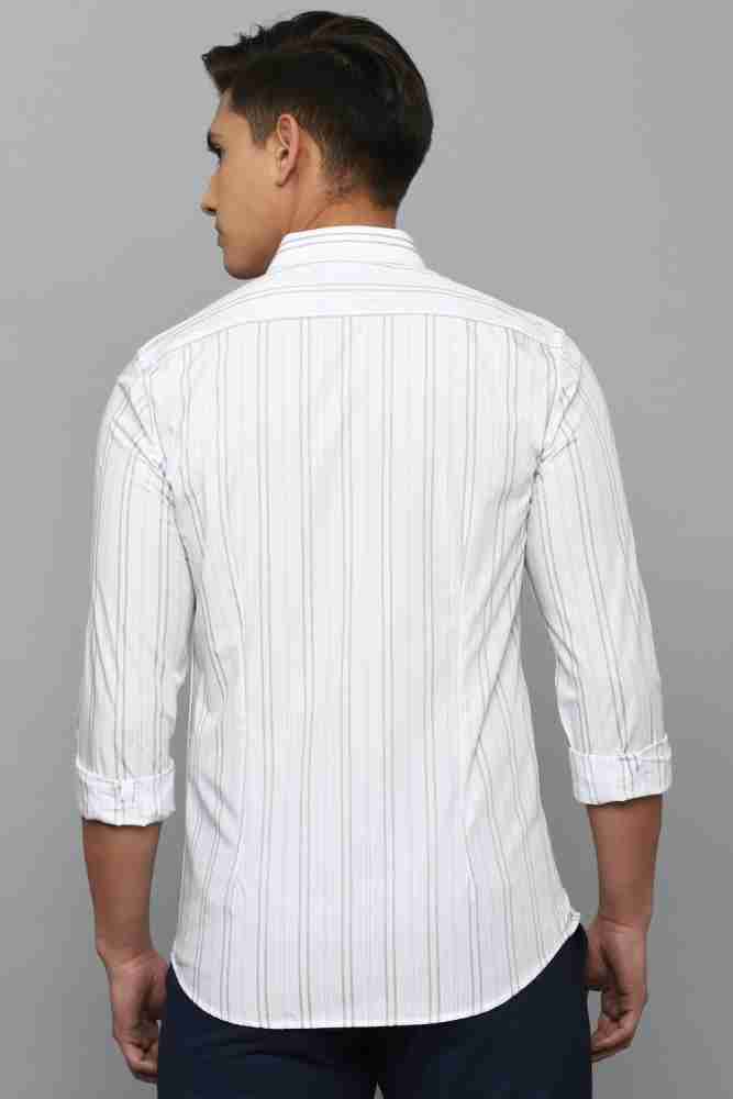 LOUIS PHILIPPE Men Striped Casual White Shirt - Buy LOUIS PHILIPPE Men  Striped Casual White Shirt Online at Best Prices in India