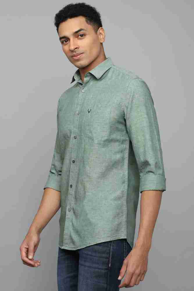 Allen solly linen on sale shirt