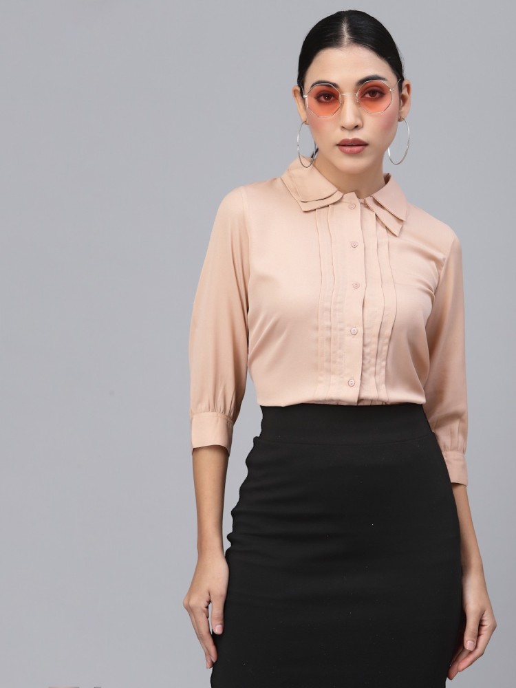 Buy Nude Shirts for Women by STYLE QUOTIENT Online