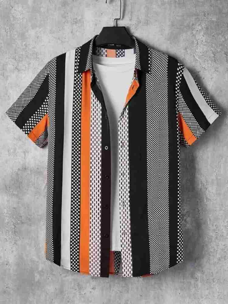 Black and orange outlet shirt