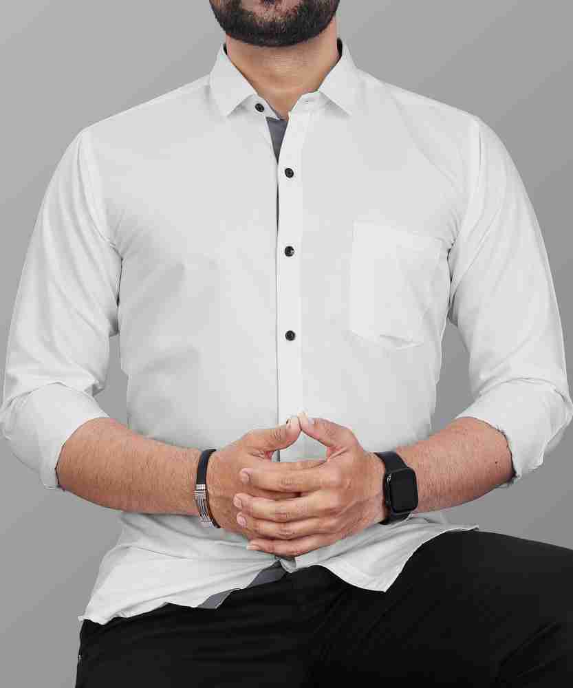 VeBNoR Men Solid Casual Black Shirt - Buy VeBNoR Men Solid Casual Black  Shirt Online at Best Prices in India