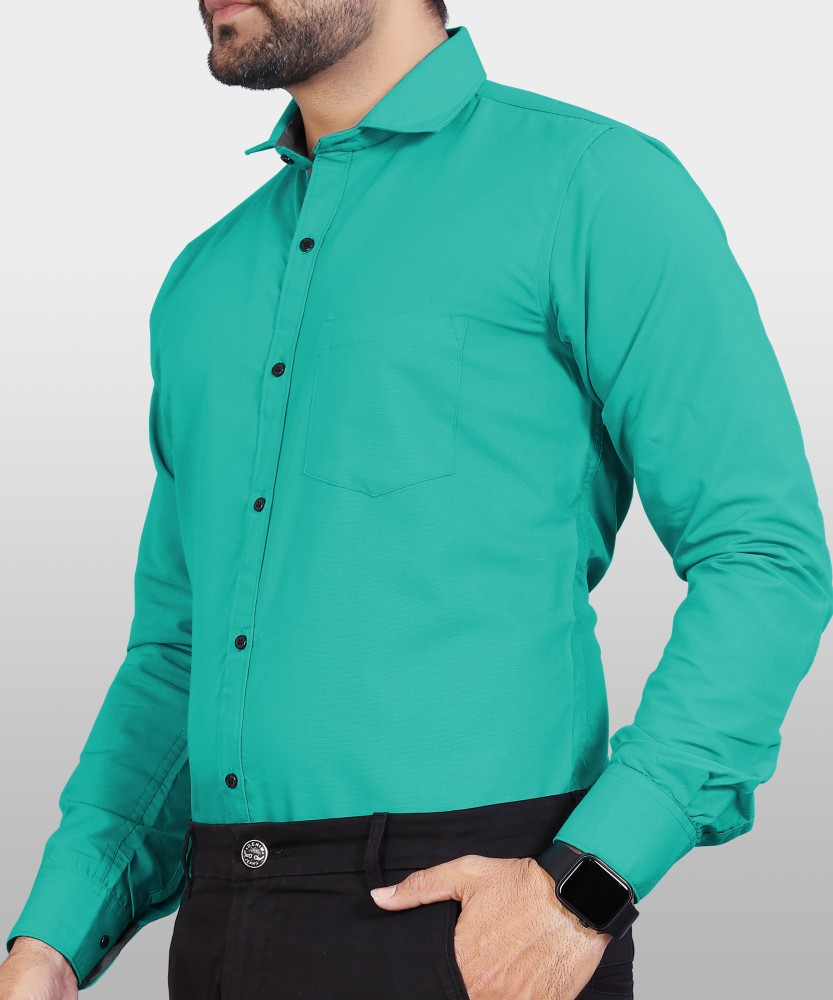 VeBNoR Men Solid Casual Light Blue Shirt - Buy VeBNoR Men Solid Casual Light  Blue Shirt Online at Best Prices in India