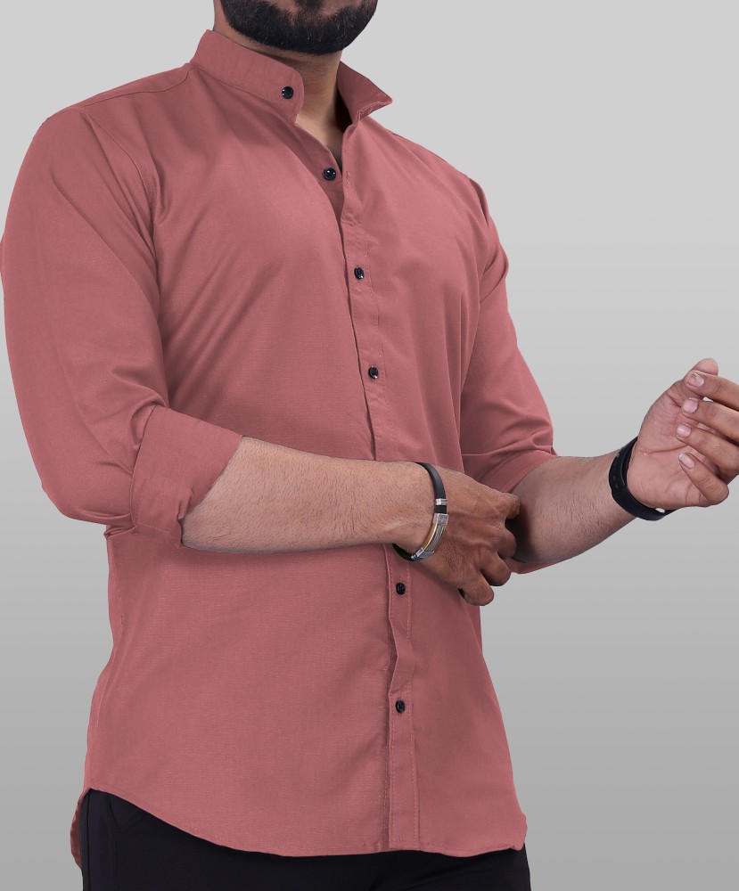 VeBNoR Men Solid Casual Maroon Shirt - Buy VeBNoR Men Solid Casual Maroon  Shirt Online at Best Prices in India