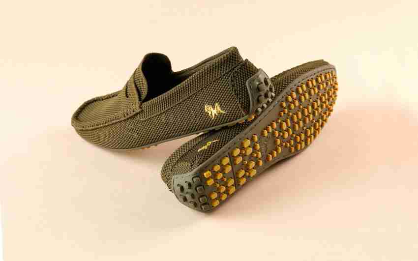 Louis Vuitton Mens Shoes Brown Suede Mocassins Loafers Gold Buckle