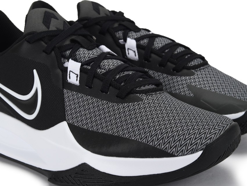 nike black and white volleyball shoes