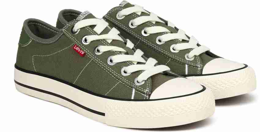 green levi shoes