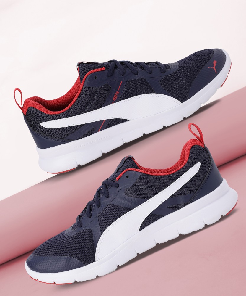 puma flex essential tech running shoes