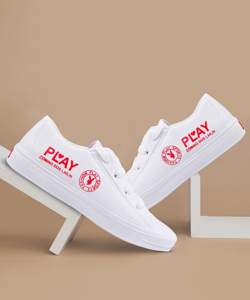Xppo PLAY style Casual White shoes sneakers for boys and men ...
