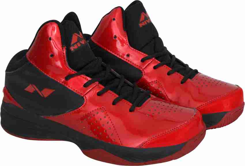 Nivia Men Basketball Shoes ( Red )