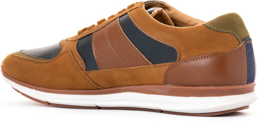 Buy Lazard Tan Brown Casual Sneakers for Men Online at Khadims