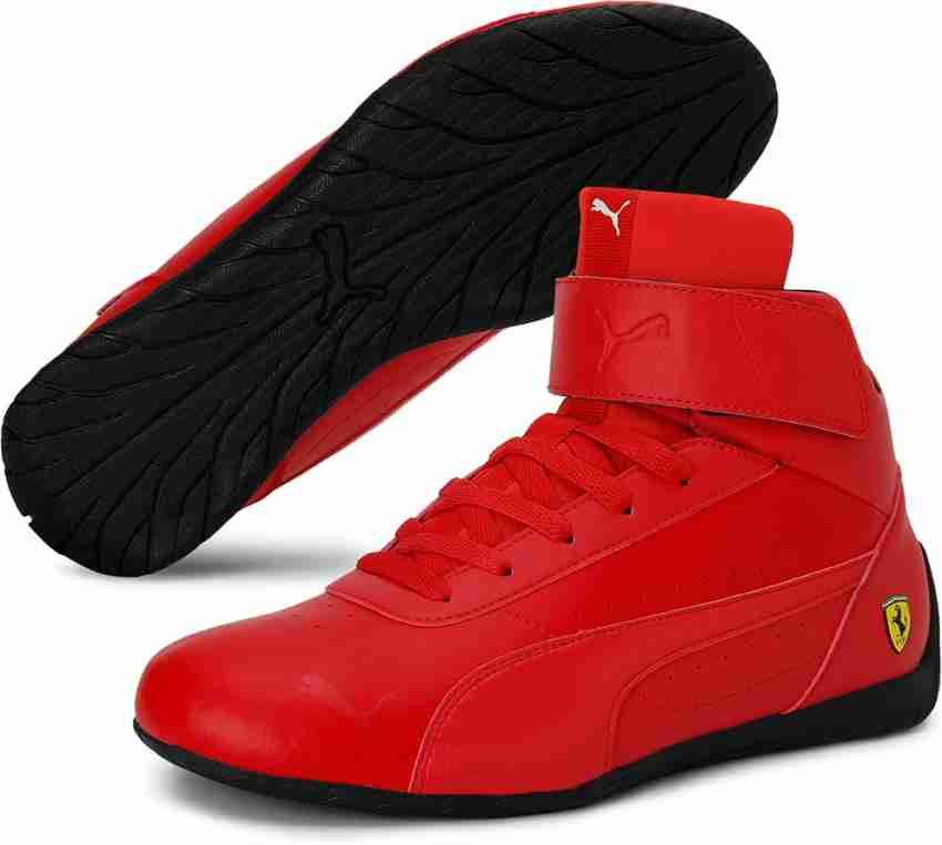 puma ferrari red ankle shoes