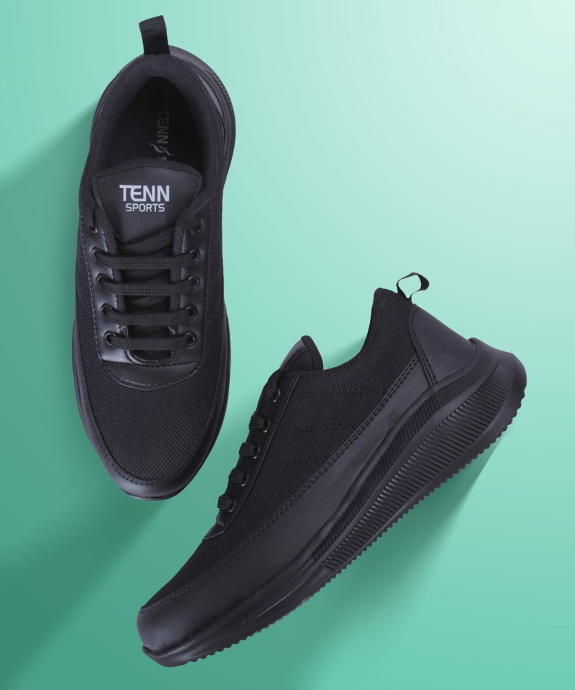 TENN SPORTS Premium Quality Black Sports Shoes For Men - Buy TENN SPORTS Premium  Quality Black Sports Shoes For Men Online at Best Price - Shop Online for  Footwears in India 