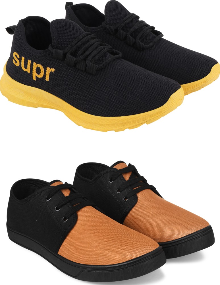 Yellow color clearance shoes online