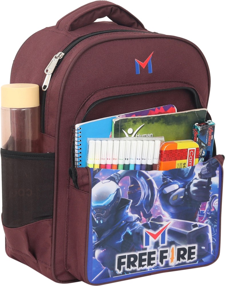 M SMS BAG HOUSE FreeFire Waterproof School BAG 1 TO 4 classes for kids  (Red) 36 L Backpack Red - Price in India | Flipkart.com
