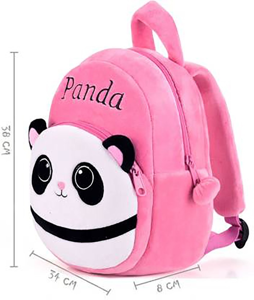 Buy Kids School Bag Panda Soft Plush Backpacks Cartoon Baby Boys/Girls  Plush Bag (Pink, 11 L) Online - Get 72% Off