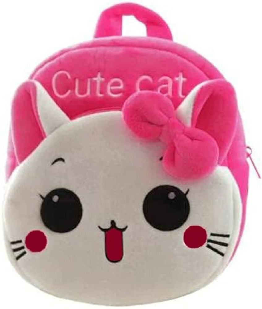 Flipkart.com | zibito Backpack Preschool Cute Cat Plush Bag for ...
