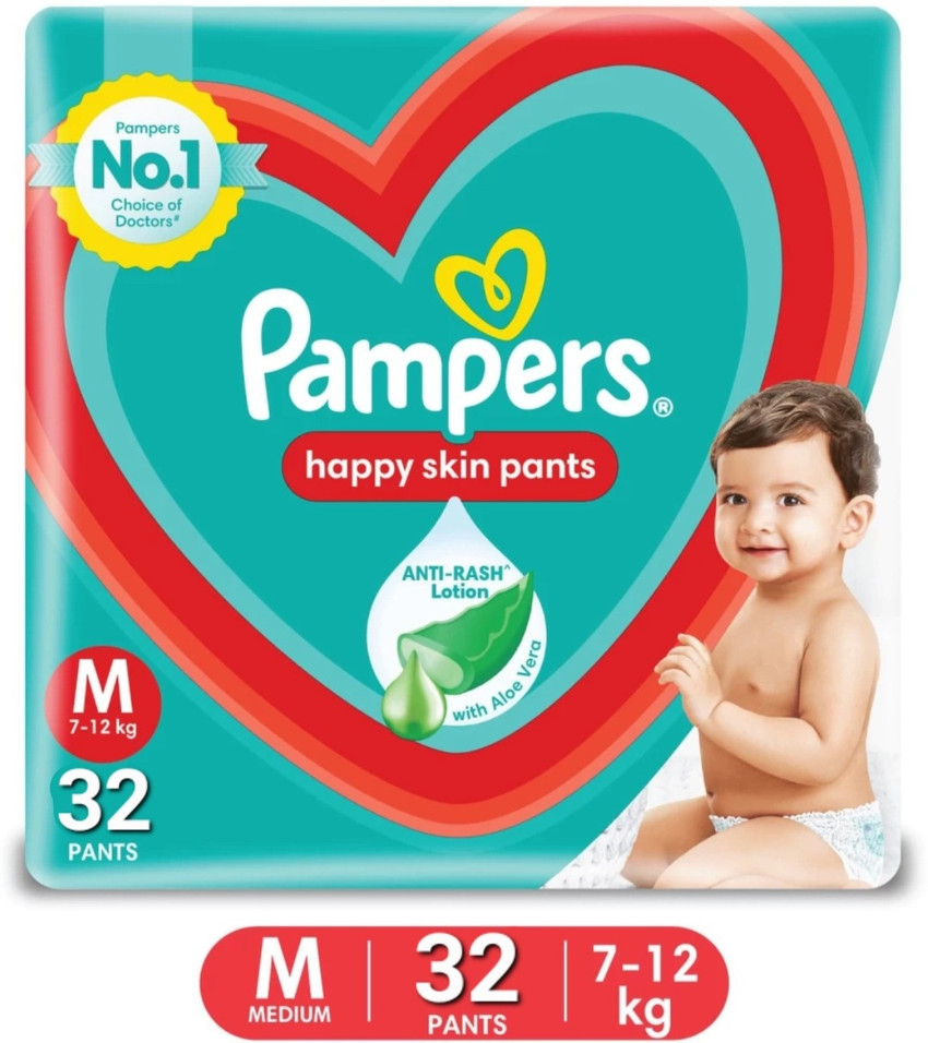 Pampers All Round Protection Pants Medium size baby diapers pack