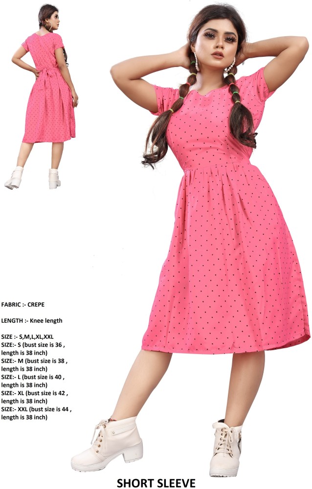 Buy Senior Girls Pink Chiffly Dress for Girls 124829347 in Saudi Arabia |  REDTAG