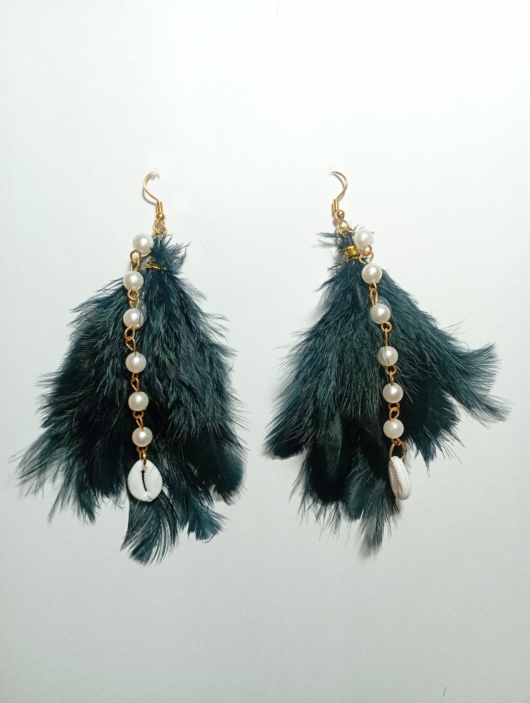 Aggregate more than 78 black feather earrings best - 3tdesign.edu.vn