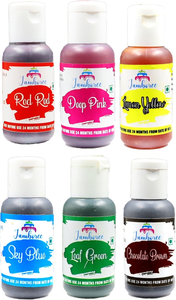 Amazon.com : 6 Color Cake Food Coloring Liqua-Gel Decorating Baking Neon  Colors Set - U.S. Cake Supply .75 fl. Oz. (20ml) Bottles Neon Colors - Made  in the U.S.A. : Grocery & Gourmet Food