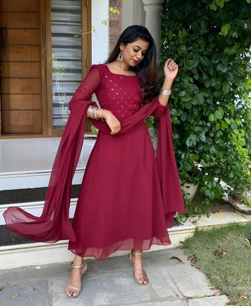 nejadhari tax Anarkali Gown Price in India  Buy nejadhari tax Anarkali  Gown online at Flipkartcom