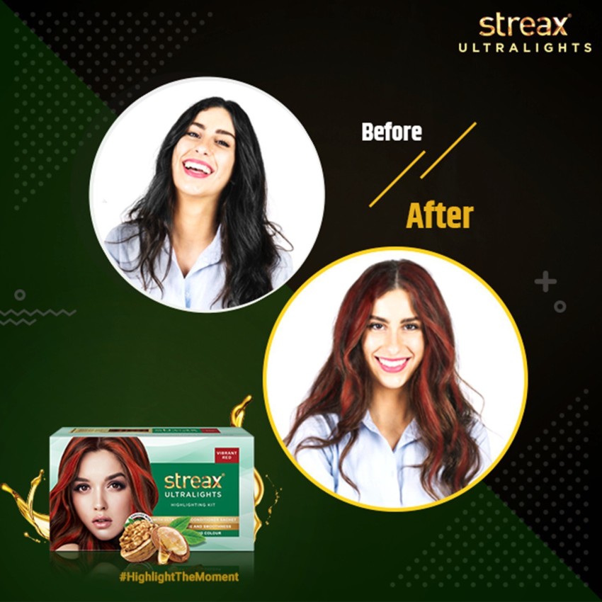 Buy Streax Cream Hair Colour  With Shine On Conditioner For Smooth   Shiny Hair Online at Best Price of Rs 3150  bigbasket