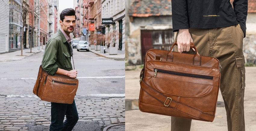 Flipkartcom  ABYS 100 Genuine Leather Brown Leather Chest Bag Crossbody  Bag Neck Pouch for Unisex Messenger Bag  Messenger Bag