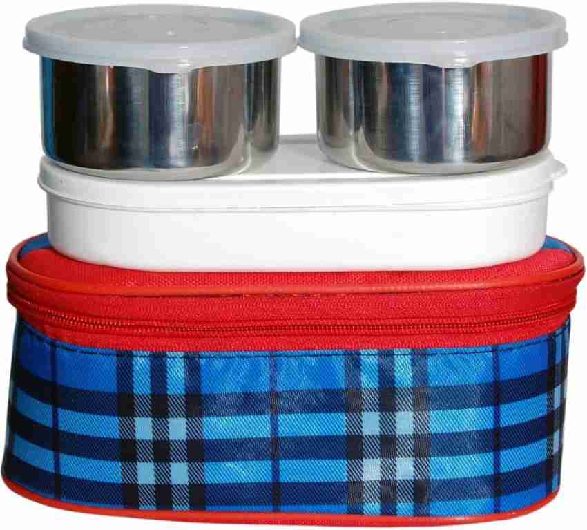 Topwere Topware Combo Steel Lunch Pack With Bag 3 Containers Lunch Box (750  ml,) 3 Containers Lunch Box - Price History