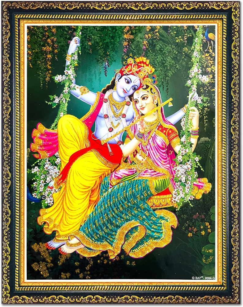 Radha Krishna Religious Frame Price in India - Buy Radha Krishna ...