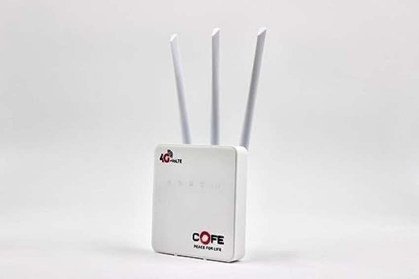 COFE CF-4G707WF SIM Based 5G WIFI Support All SIM Supports All DVR, CCTVs,  Speed Amn 450 Mbps 4G Router